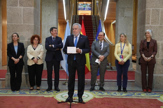O Parlamento recibe aos representantes das universidades europeas que participan na VIII Asamblea de EUniWell